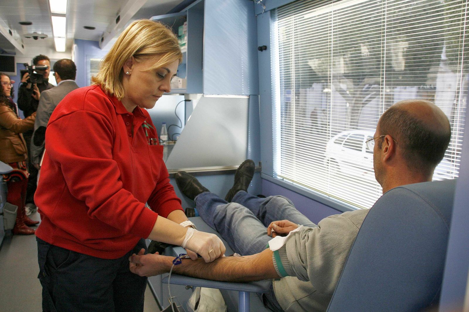 Una de las campañas de donación de sangre.
