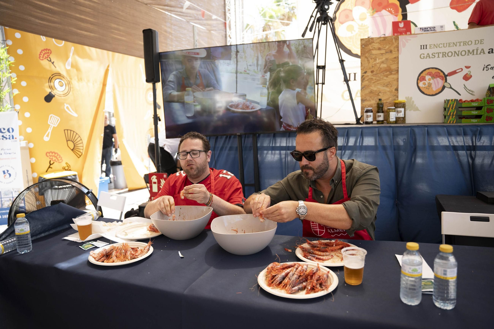 En imágenes: el I Concurso de Gamba Roja de la Feria de Almería