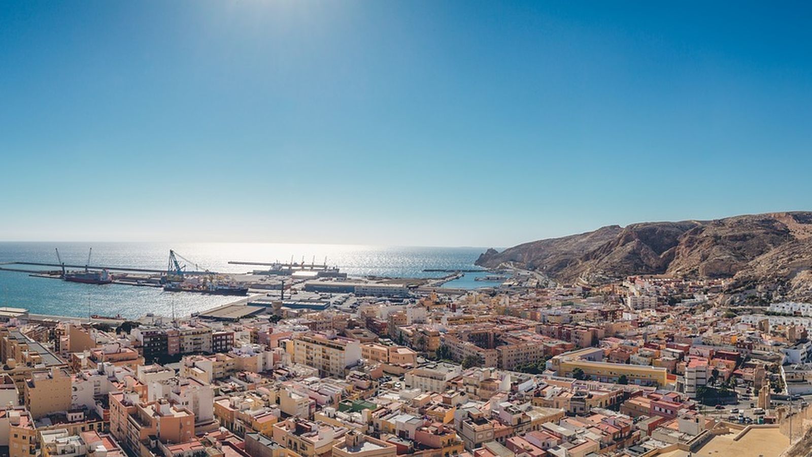 Vistas de Almería.