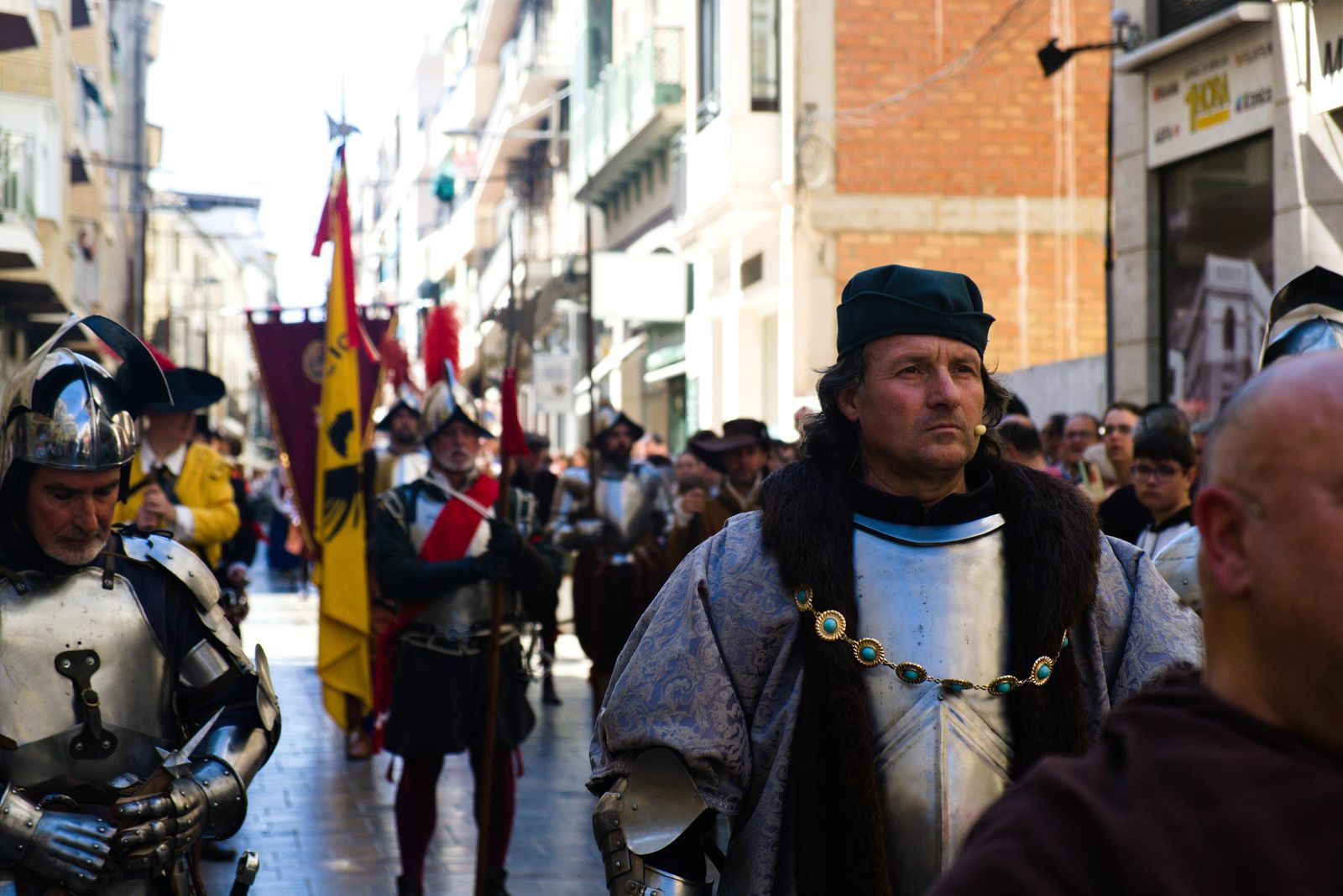 Desfile de recreación histórica sobre el Gran Capitán