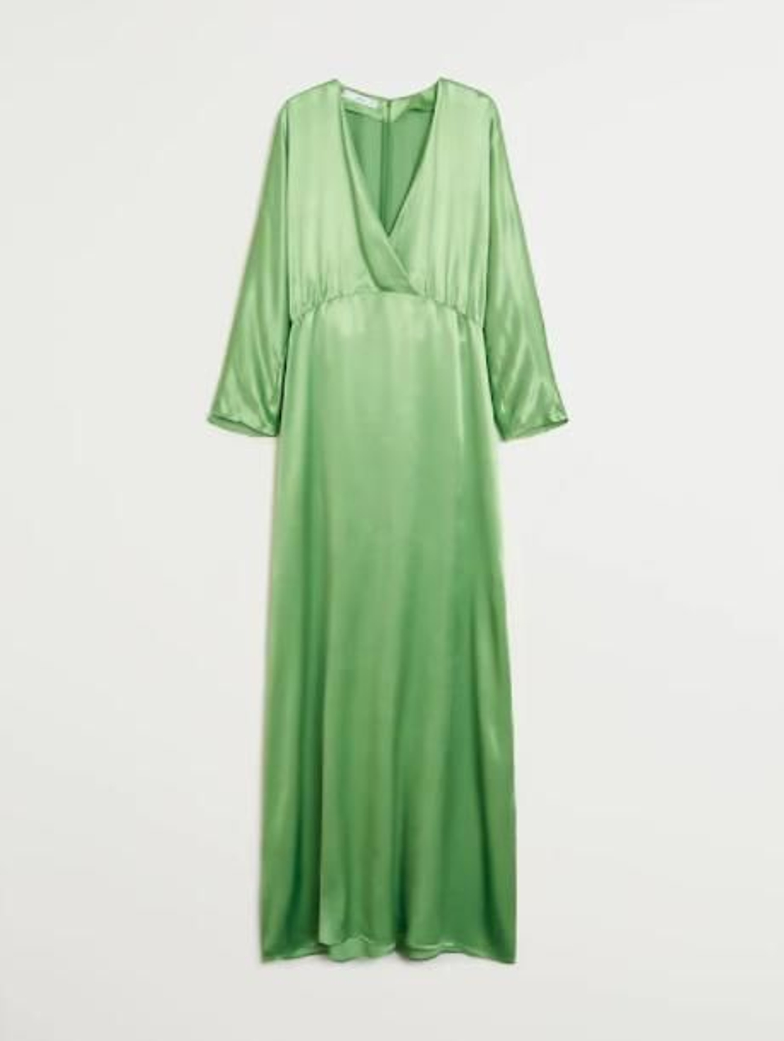 Vestido de invitada de Mango outlet.