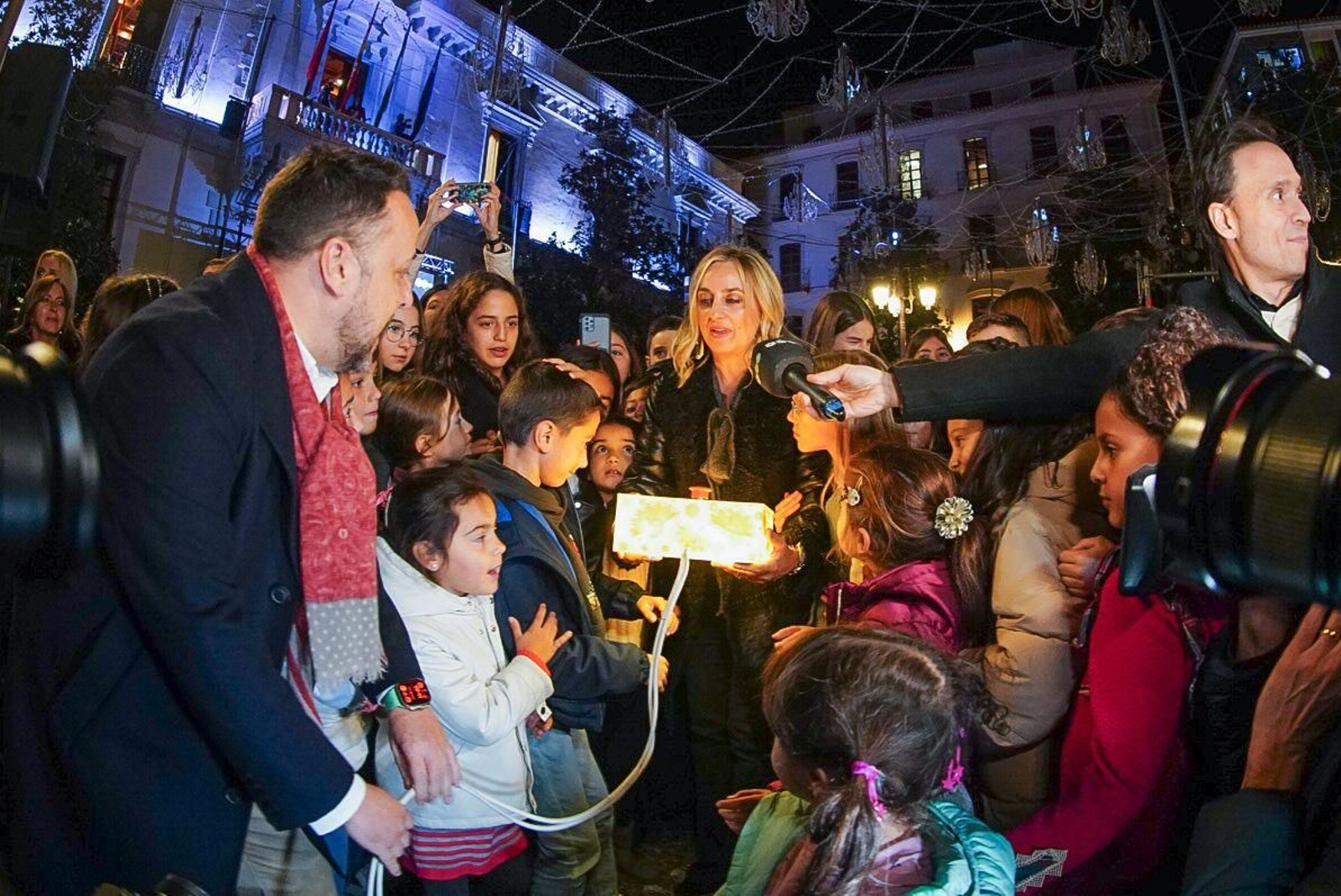 Fotos: así son las nuevas luces de Navidad de Granada