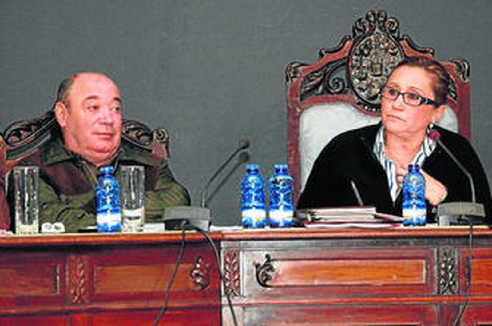 Francisco Zamudio y la alcaldesa María Luisa Faneca.