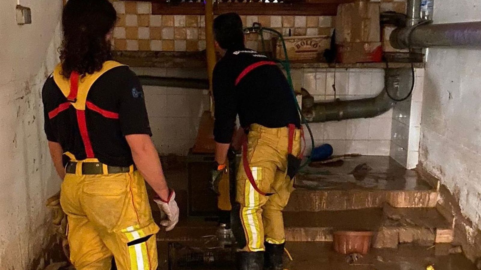 Bomberos de Jaén en la Comunidad Valencia por la DANA.