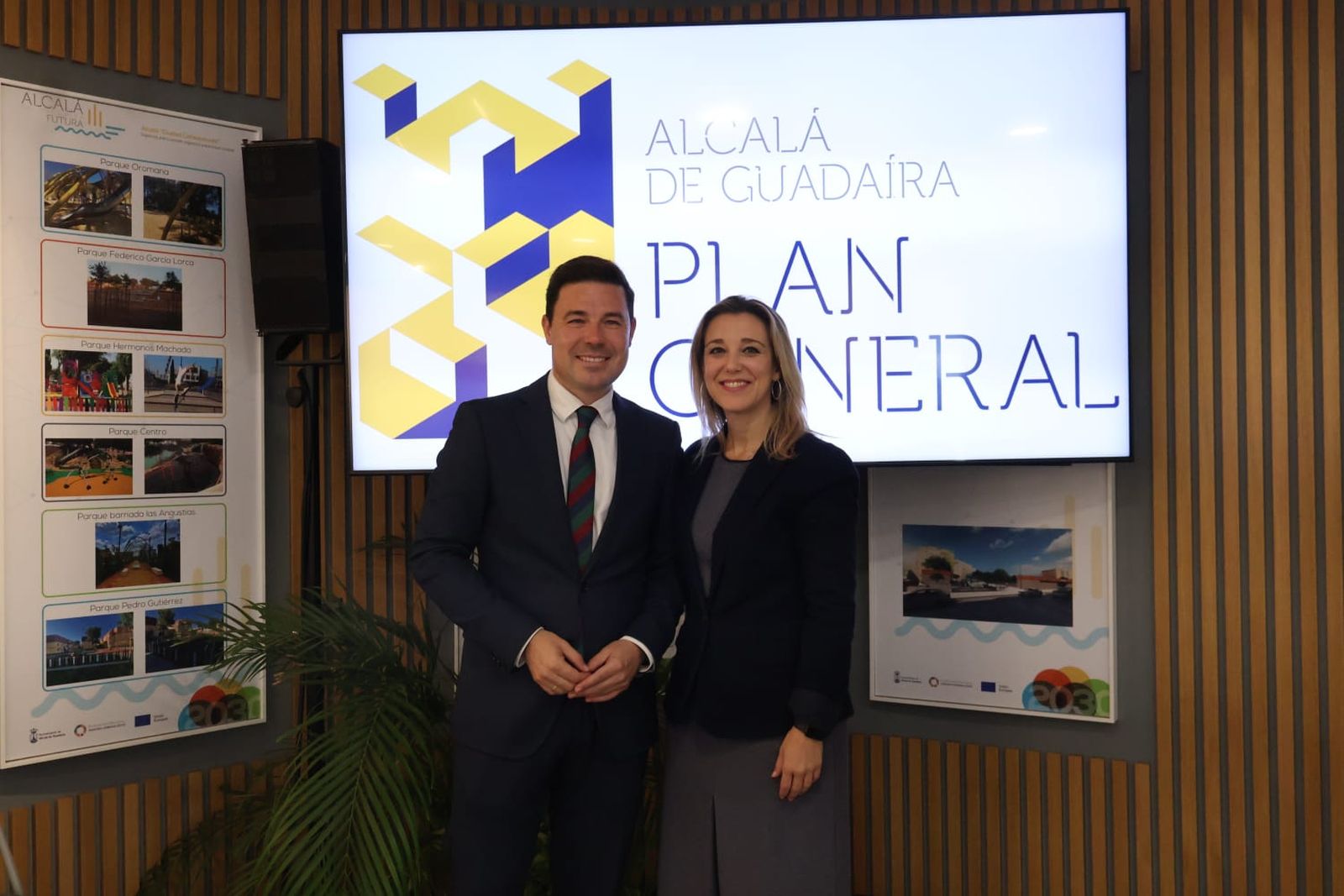 La alcaldesa, Ana Isabel Jiménez, en la presentación del nuevo Plan General.