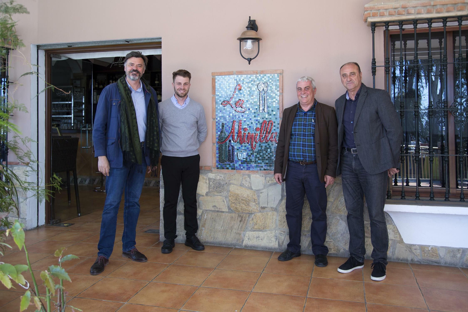 Antonio Pino, Juanjo Fernández, Juan  Antonio Fernández y Juan Luis Pinto.