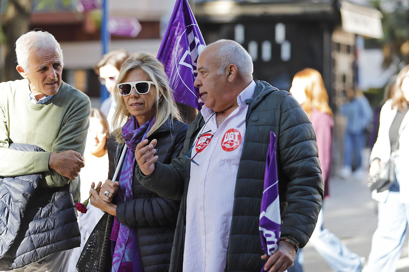 Imágenes de la manifestación del 25N contra la violencia hacia la mujer