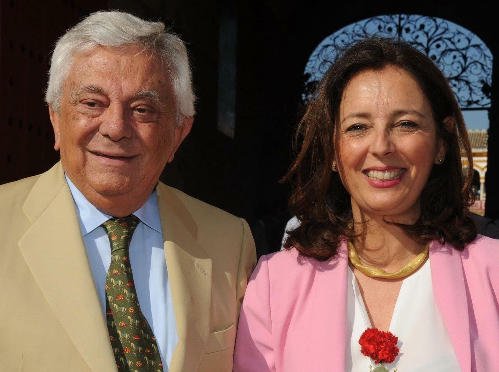 Paco Herrero, Presidente de la CEA , con su hija Carmen