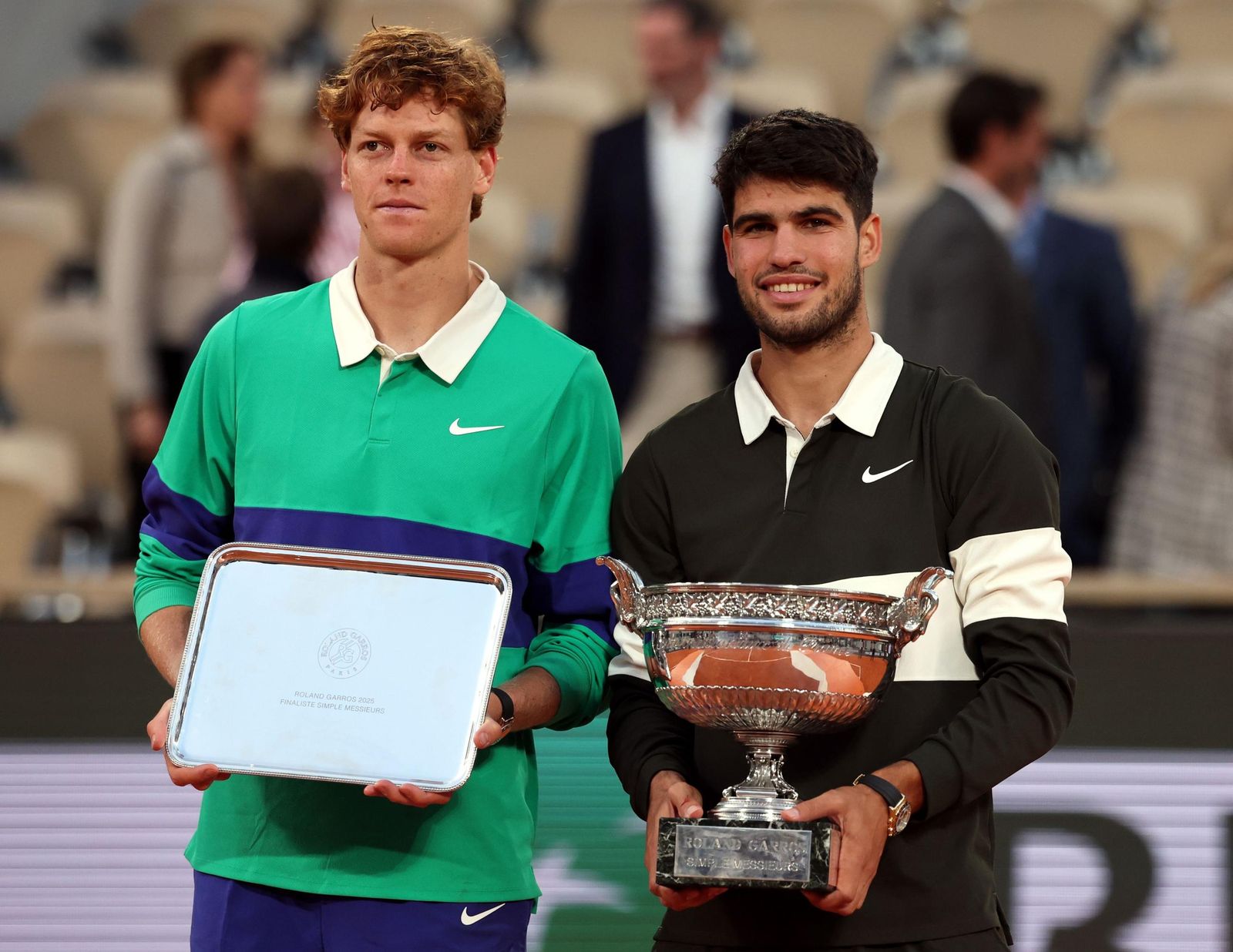 Las fotos de la celebración de la victoria de Carlos Alcaraz en Roland Garros