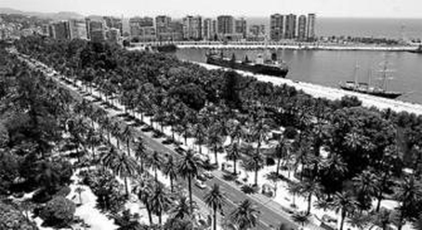 Vista del Parque de Málaga.