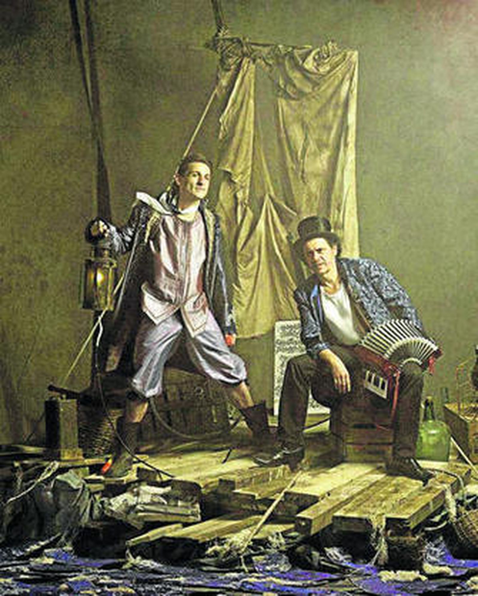 Albert Pla y Pascal Comelade, en su particular 'balsa de la medusa'.