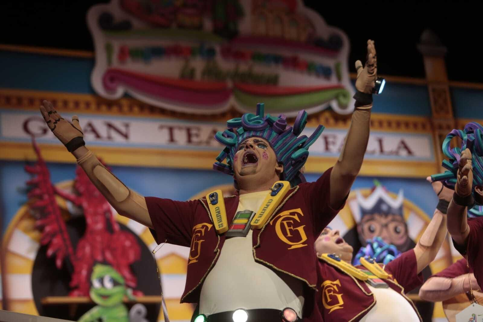 Actuación de la chirigota 'Los Coac Toys'