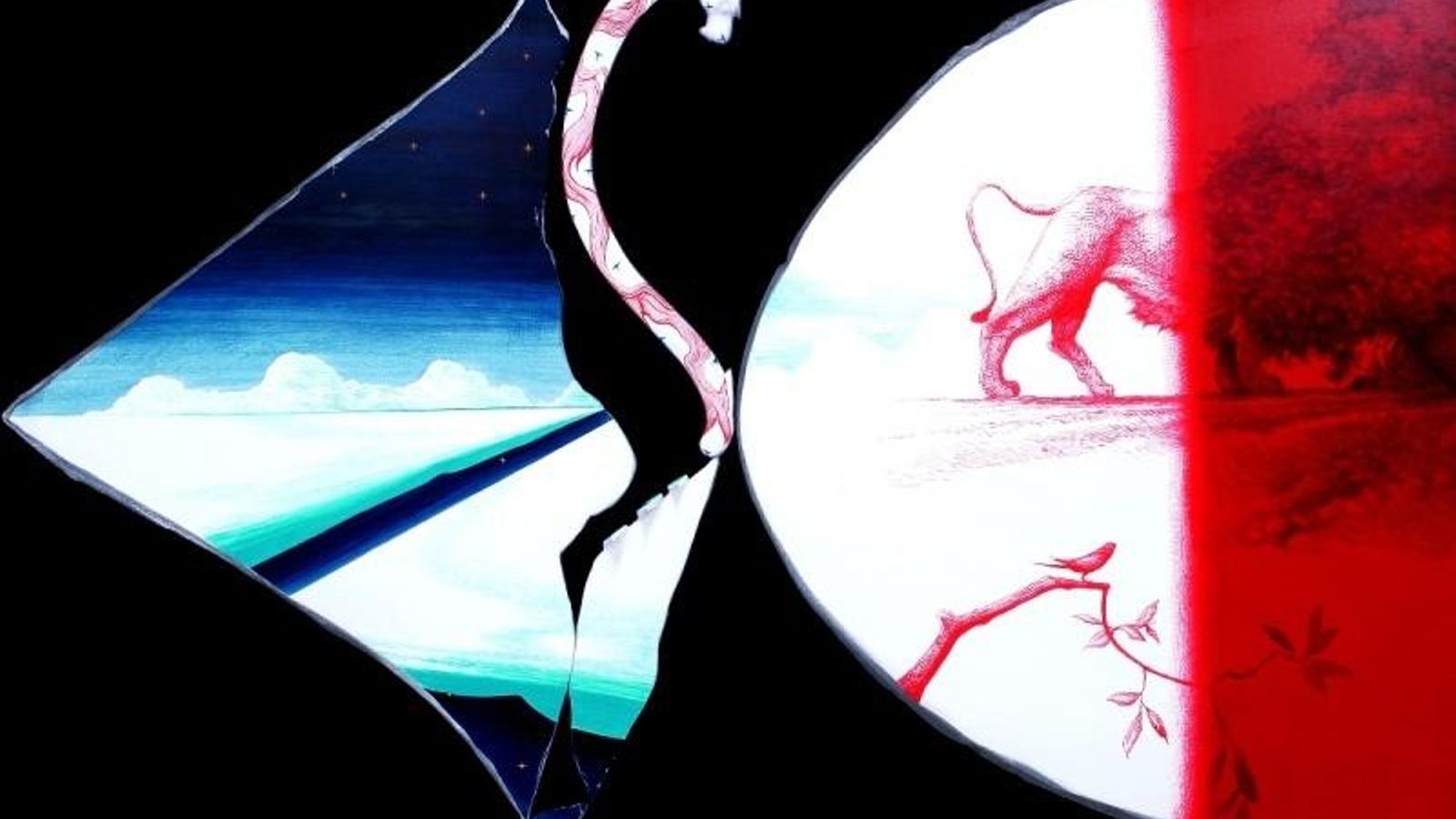 Las últimas piezas de Zurita muestran la evolución de su pintura.