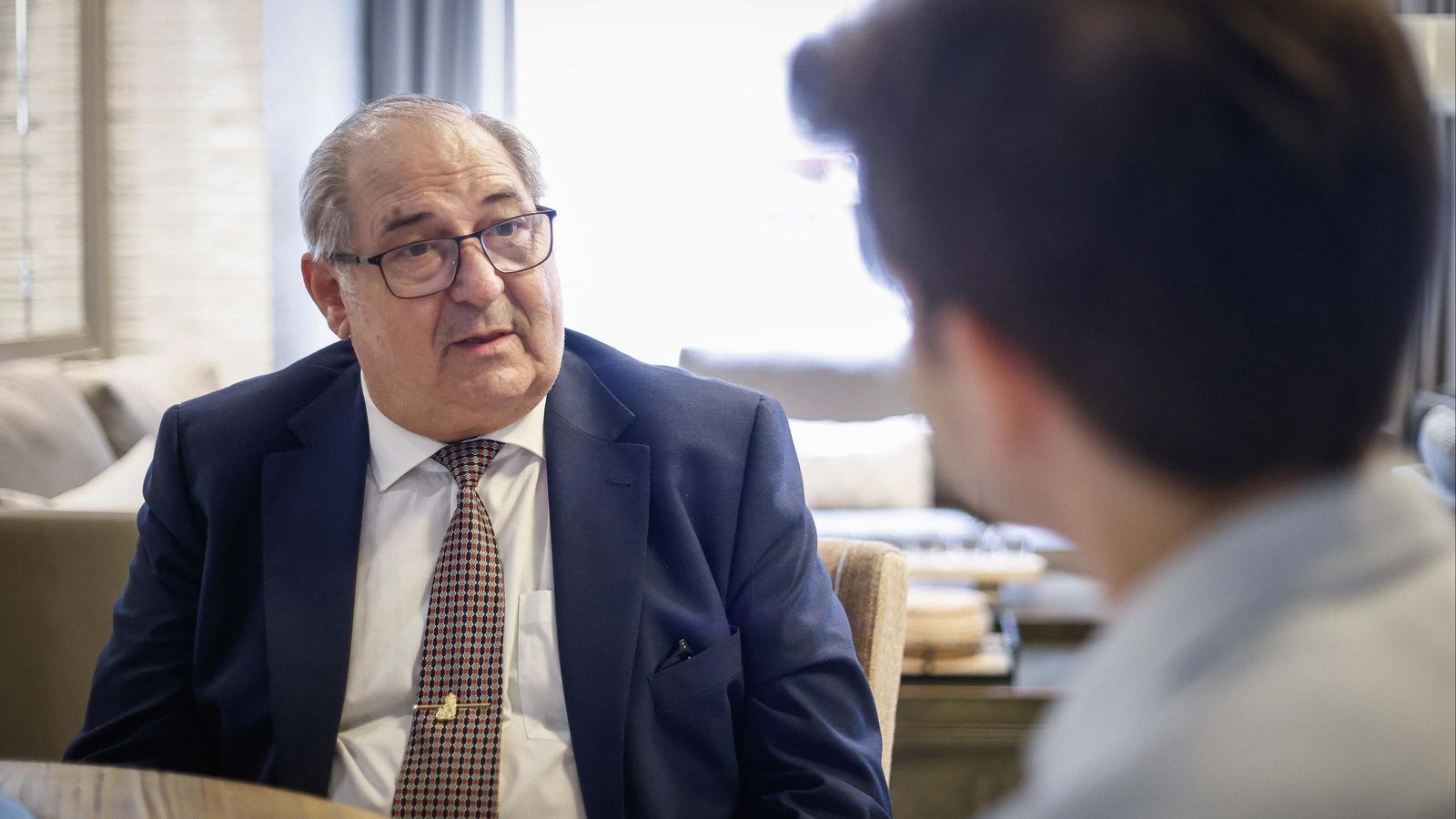 Antonio González durante la entrevista con Granada Hoy