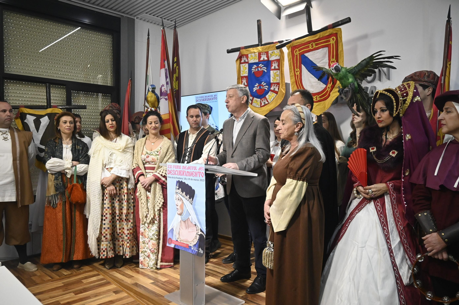 Presentación de la Feria Medieval de Palos en imágenes