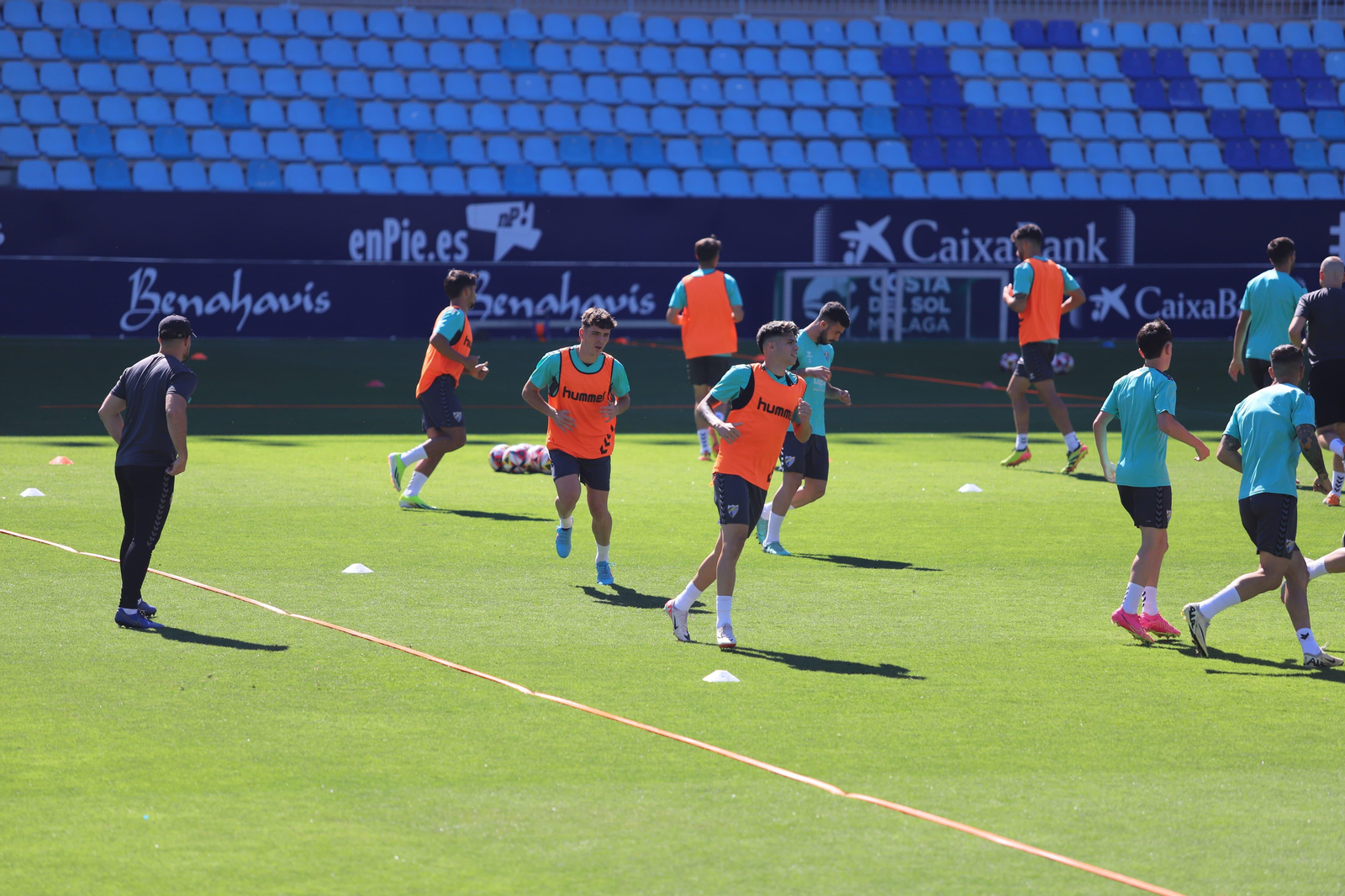 Las fotos del último entrenamiento del Málaga de la temporada