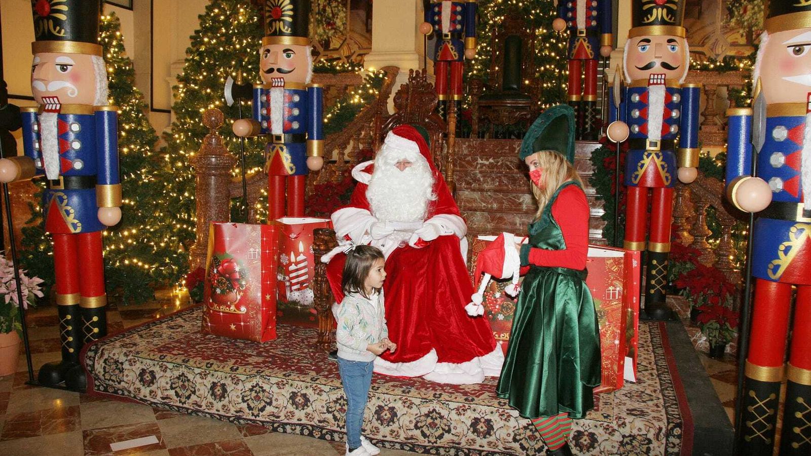 Los más pequeños de la casa han vivido la ilusión anticipada de la Navidad.