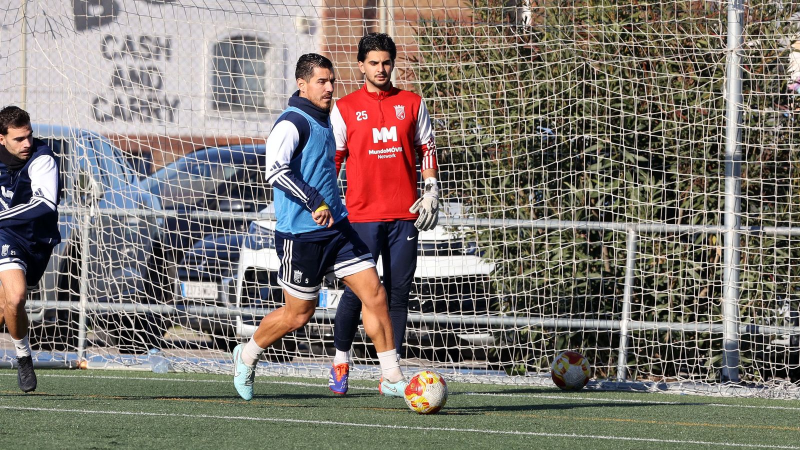 Imágenes del entrenamiento del Xerez CD en Picadueñas