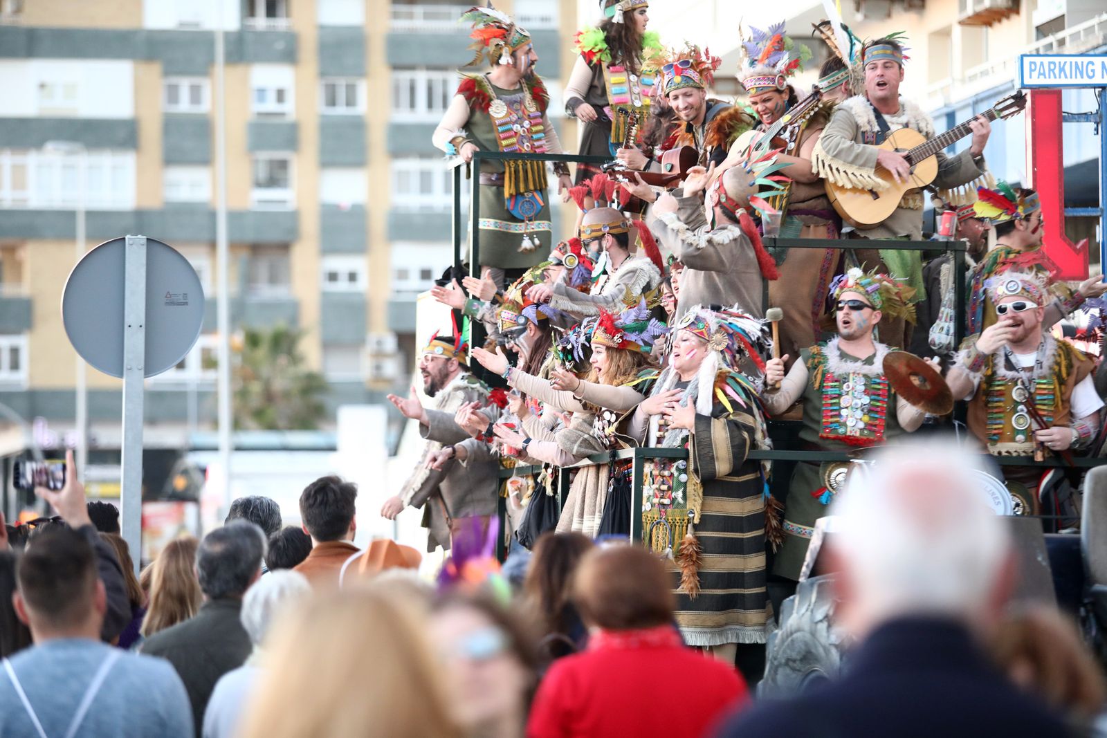 Las imágenes del carrusel de coros en el paseo marítimo