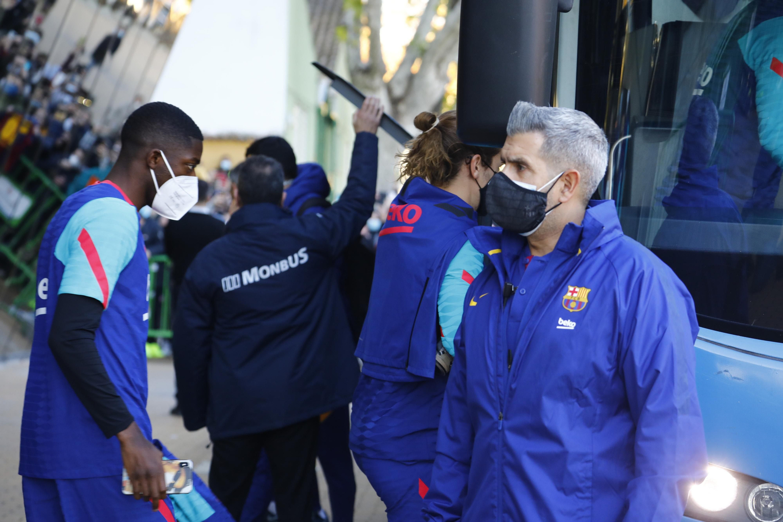 El Barça ya prepara la Supercopa en Córdoba, en imágenes