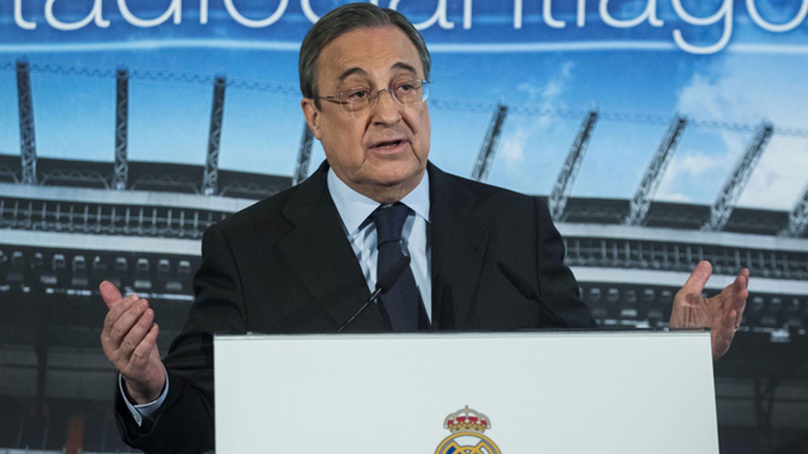 El presidente del Real Madrid, Florentino Pérez.