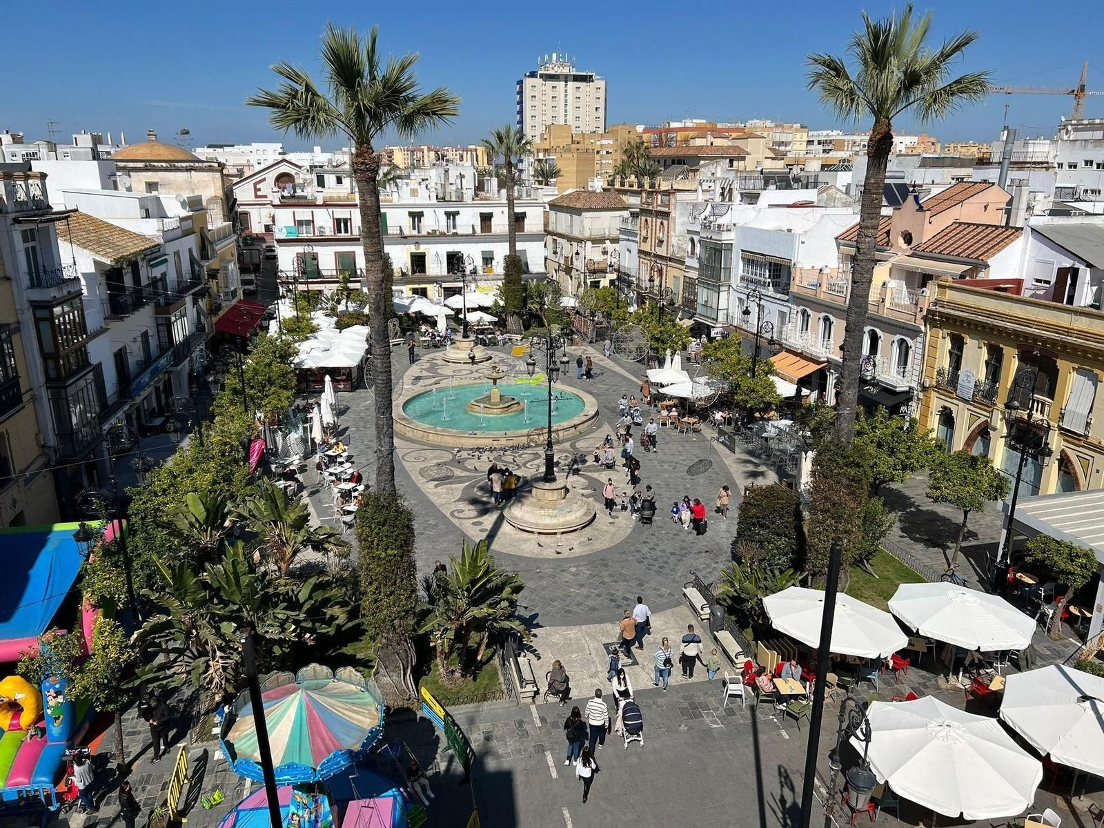 Plaza del Cabildo de Sanlúcar de Barrameda.