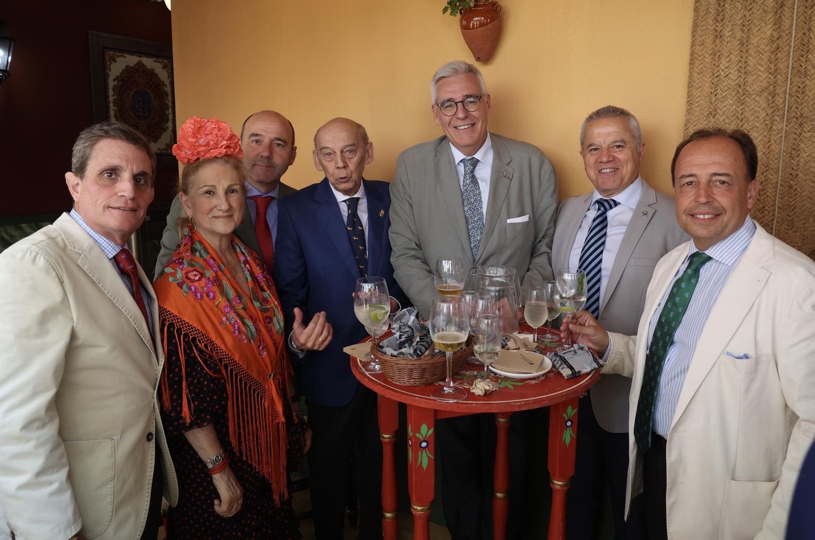 Recepción en la caseta de El Labradores