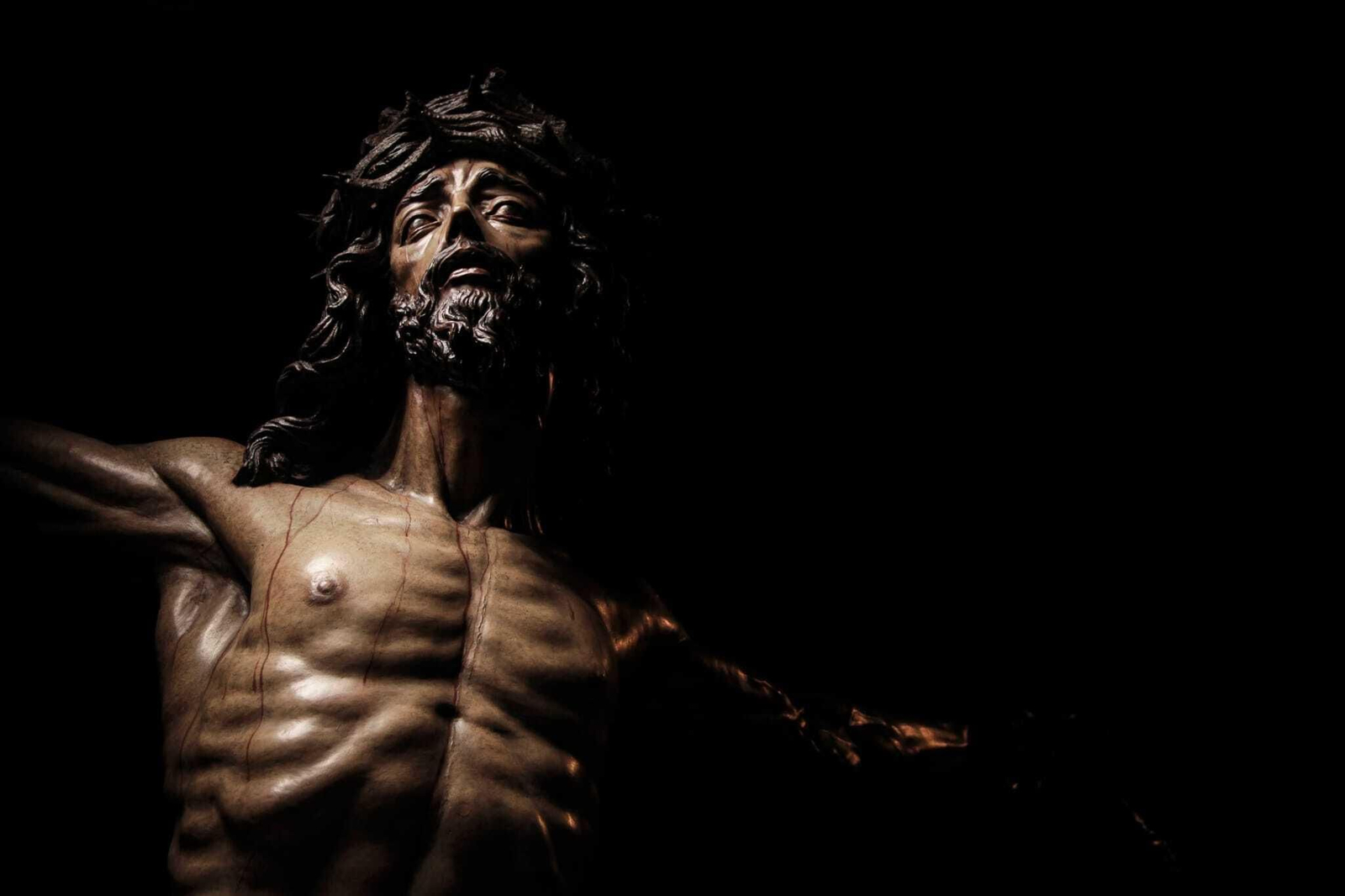 La imponente imagen del Cristo de la Salud