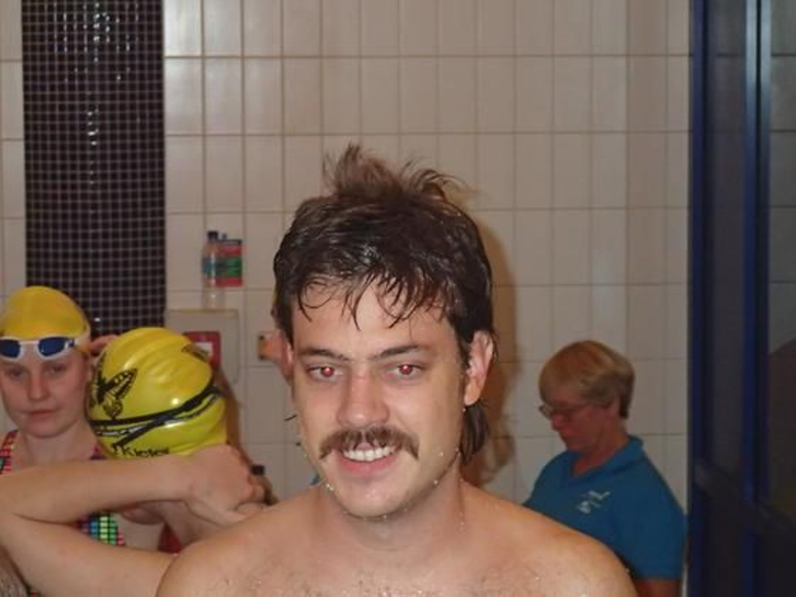 Pablo Sendra tras la prueba 200 metros braza