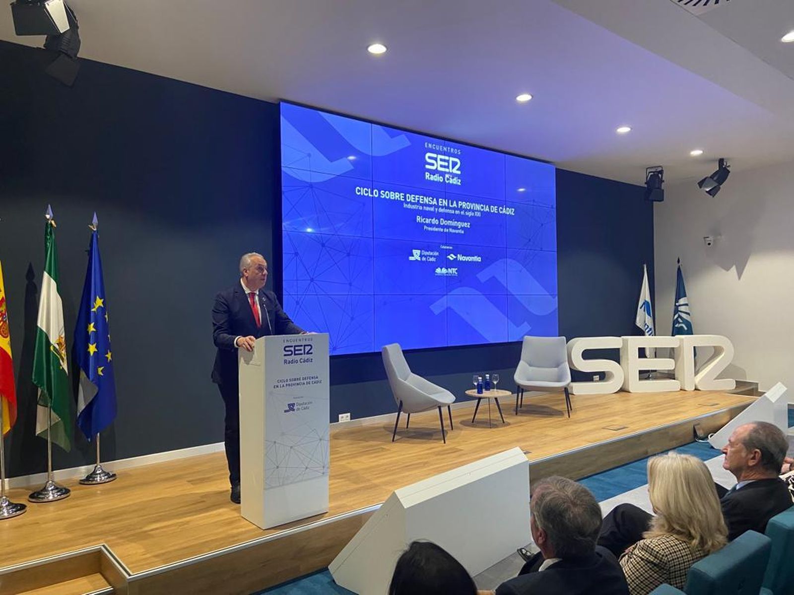 Ruiz Boix, en el Navantia Training Centre.