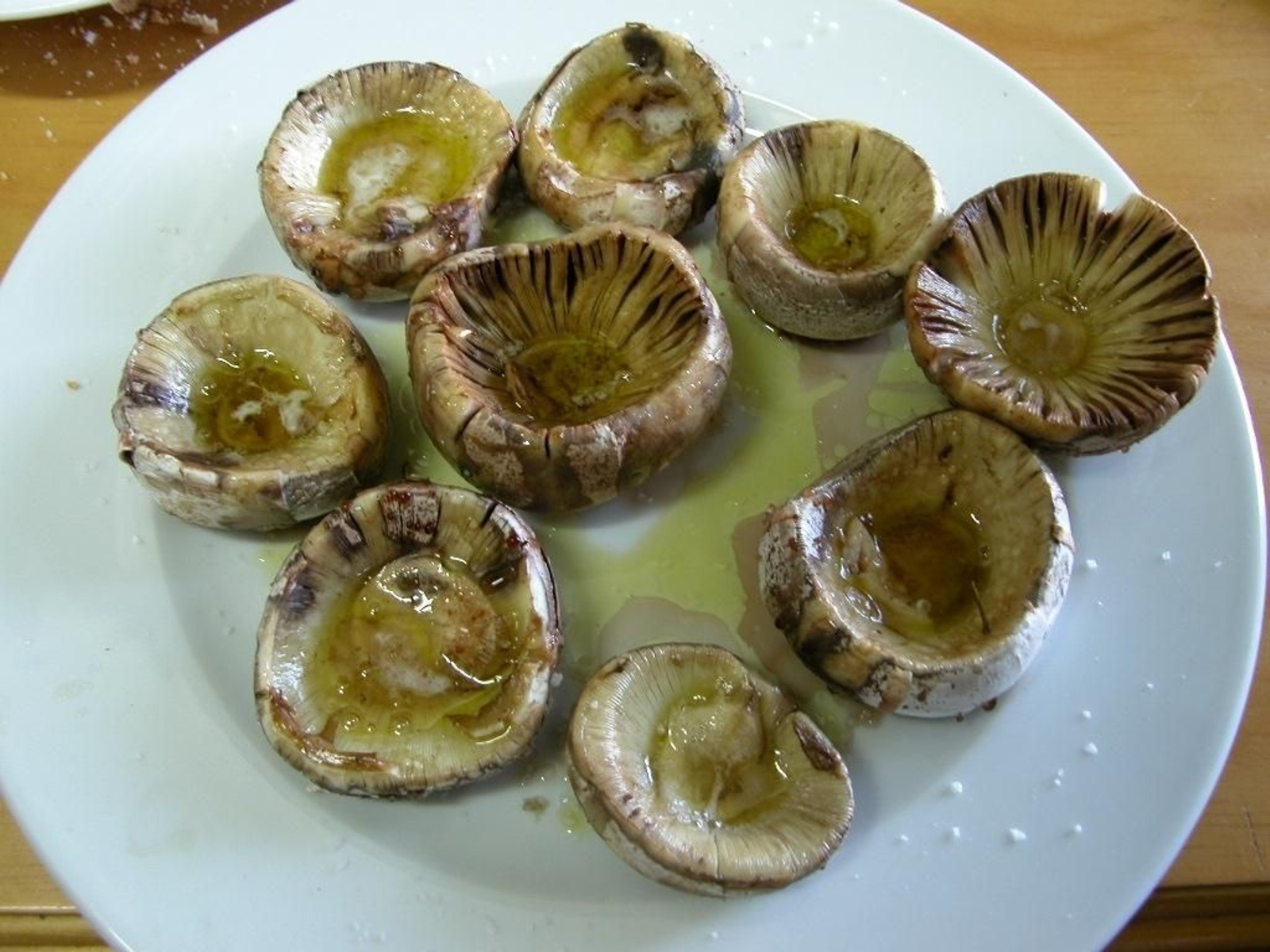 Gurumelos cocinados en su forma más básica y deliciosa.