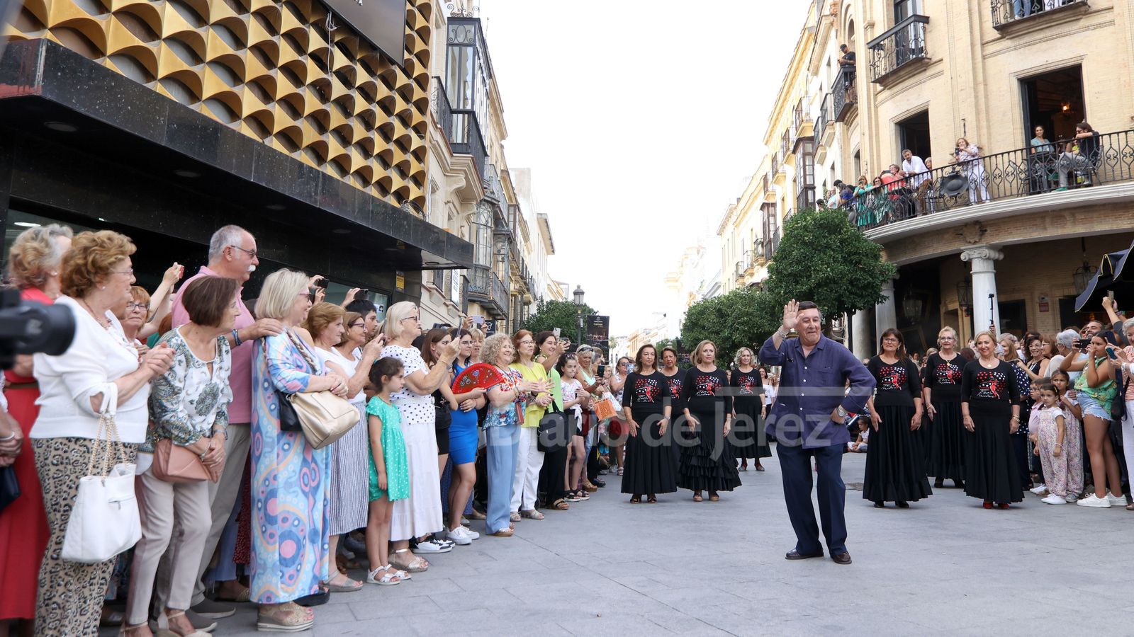 Flashmob de la academia de baile de Fani Muñoz en Jerez