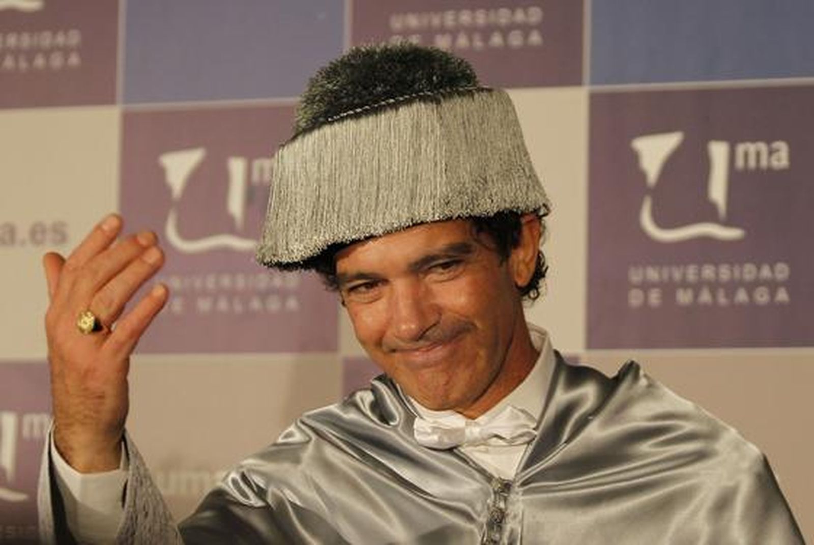 Acto de investidura de Antonio Banderas como doctor honoris causa por la UMA.

Foto: Sergio Camacho