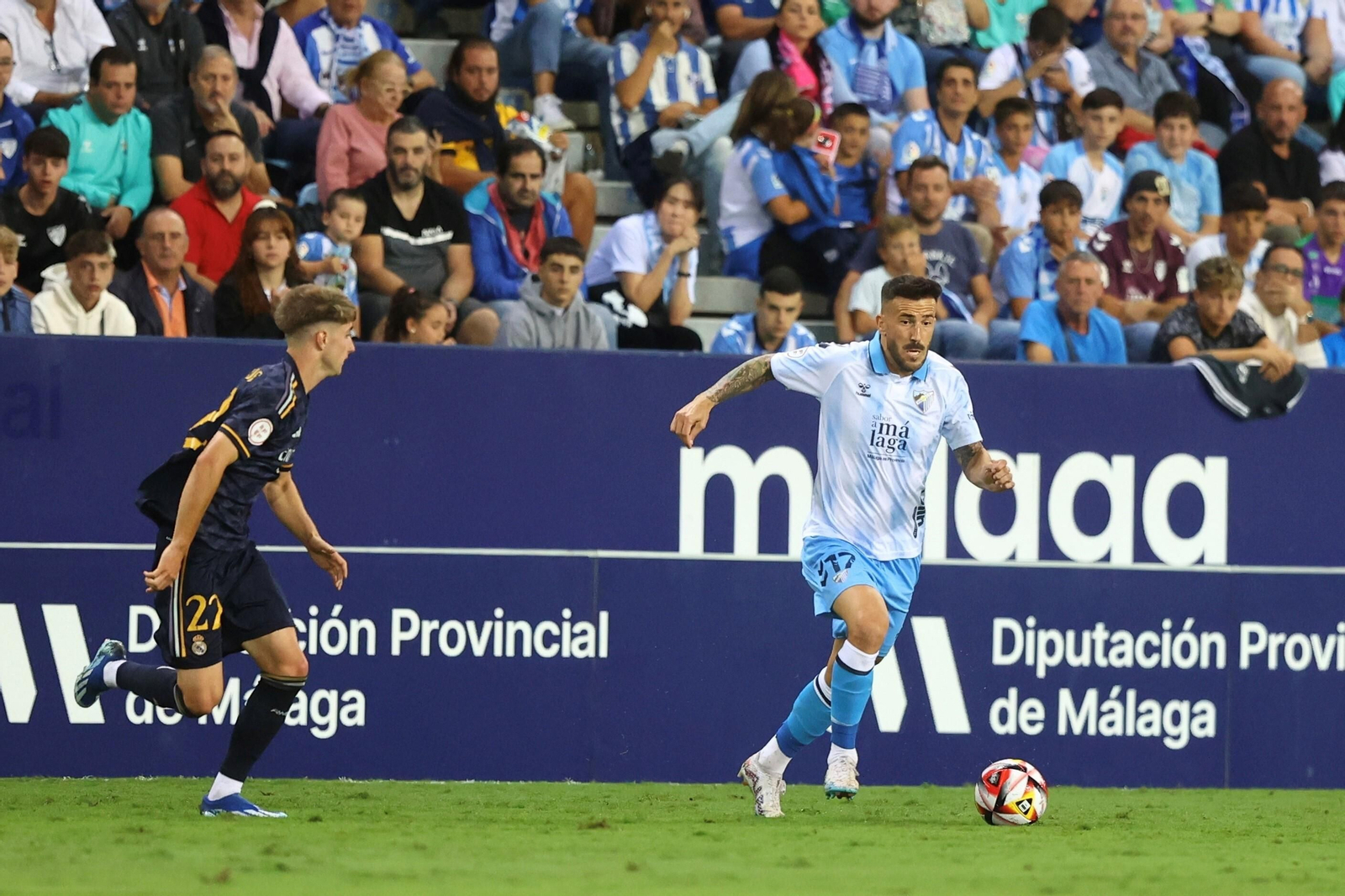 Una imagen del Málaga-Castilla Una imagen del Málaga-Castilla
