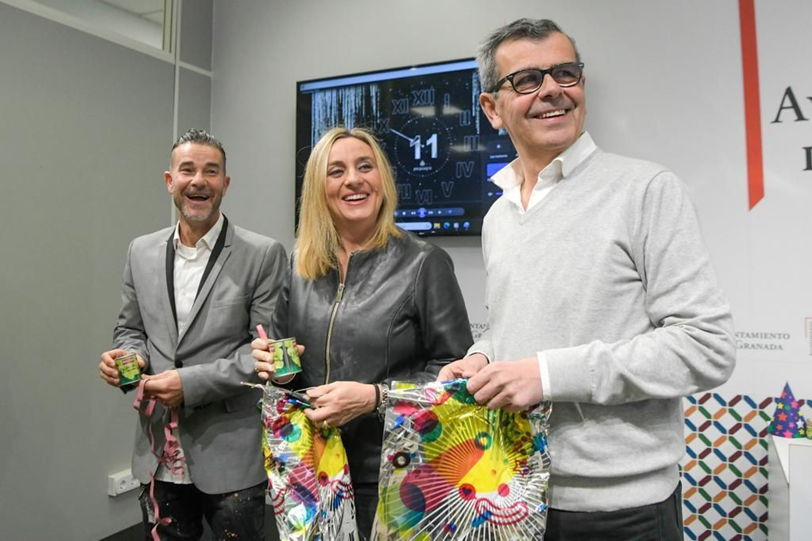 Presentación de la fiesta de fin de año.