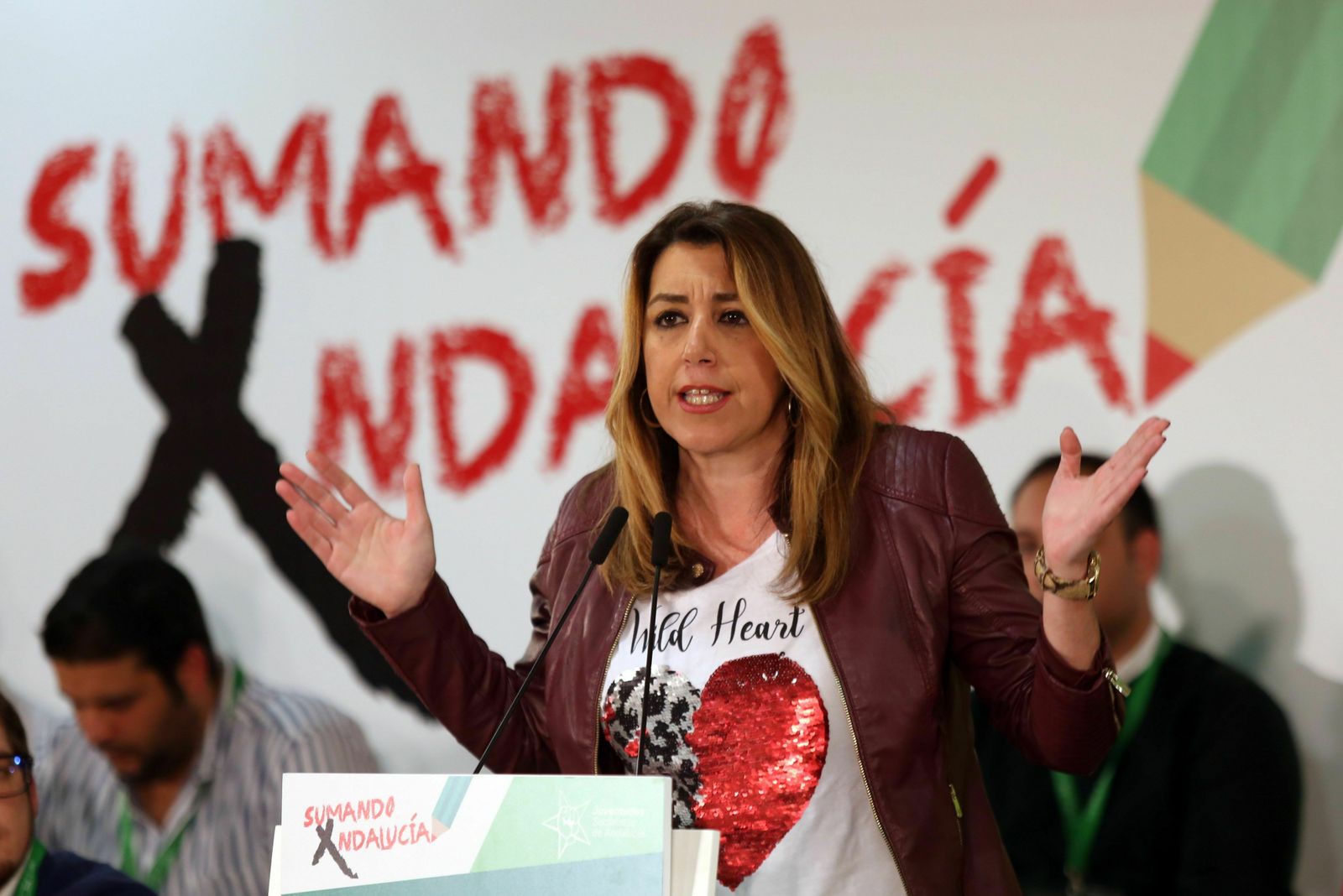 Susana Díaz en un acto