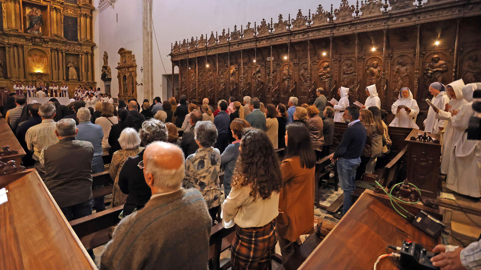 Misa de despedida en la Cartuja de Jerez a las hermanas de Belén