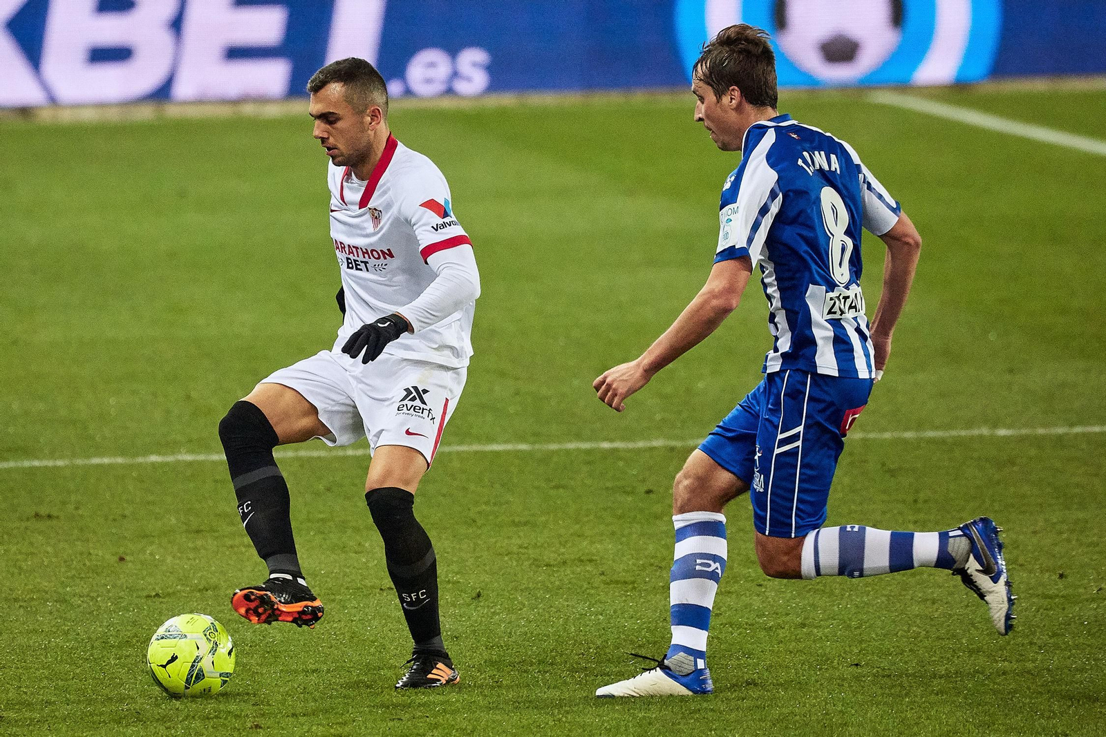 Las imágenes del Alavés-Sevilla