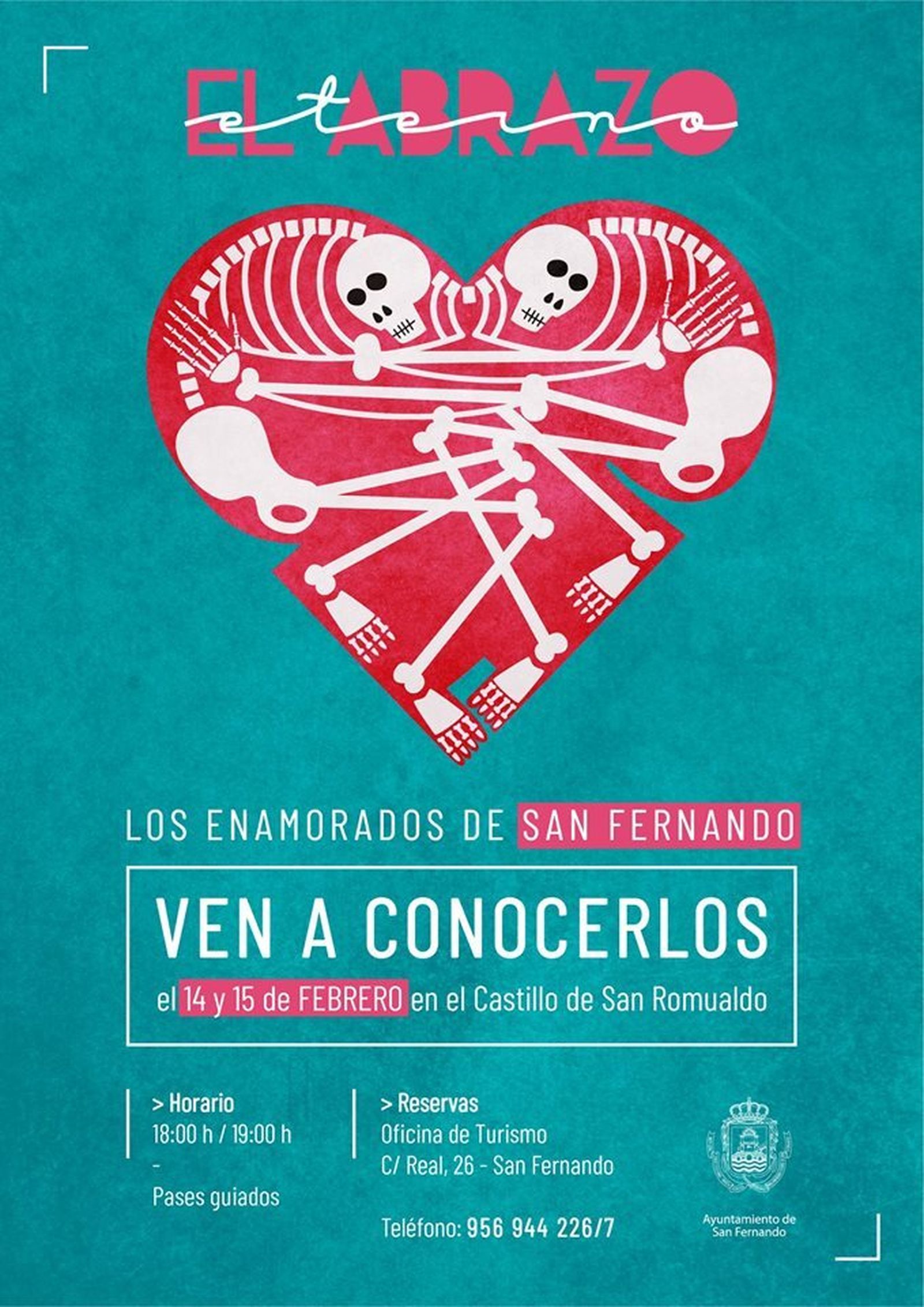 Cartel editado por Turismo por el Día de los Enamorados.