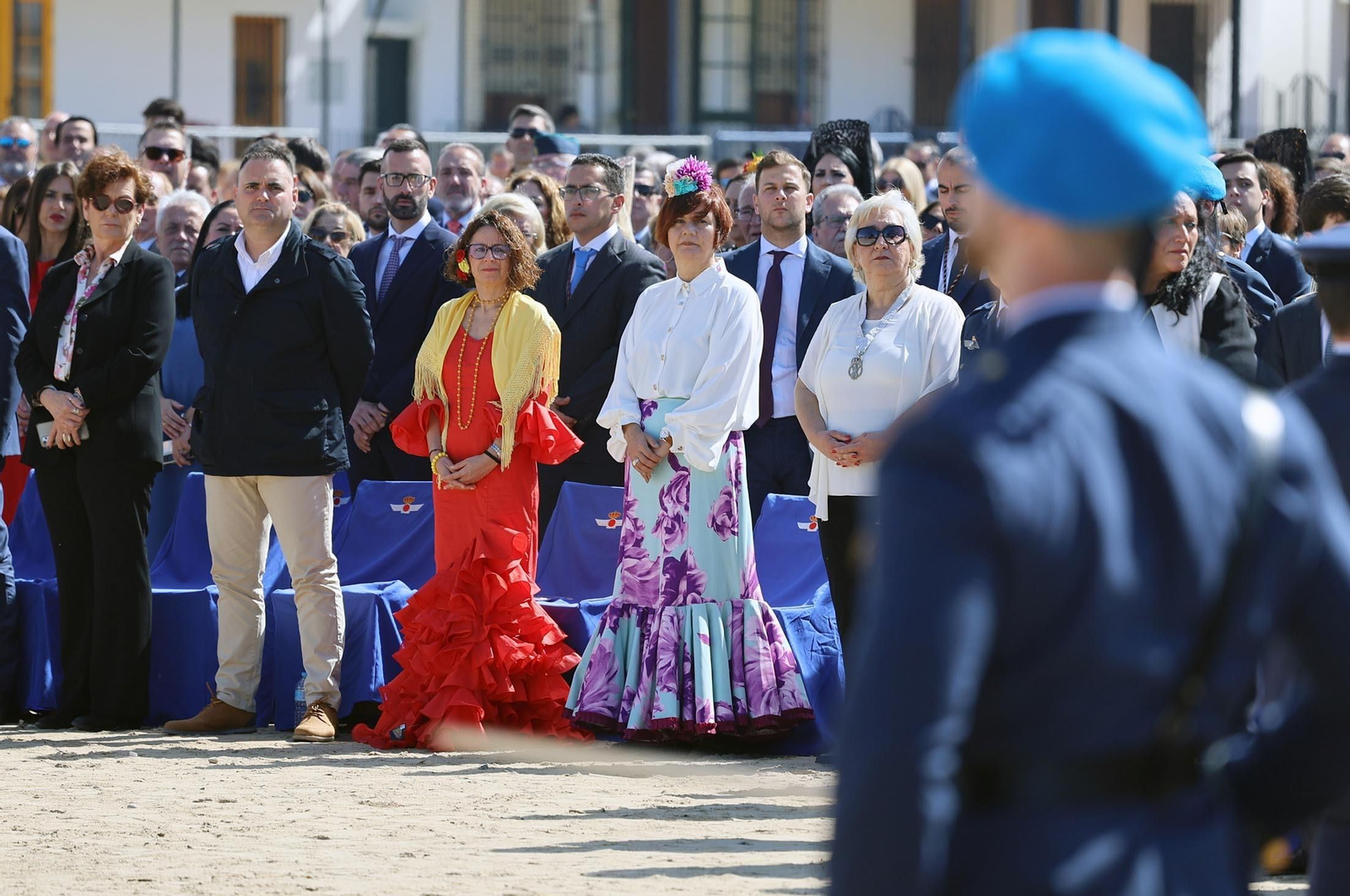 Imágenes del acto de Juramento o Promesa de Fidelidad a la Bandera Nacional en El Rocío