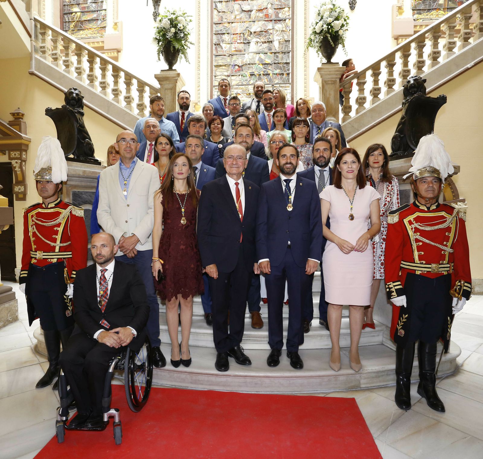 Las fotos de la constitución del Ayuntamiento de Málaga