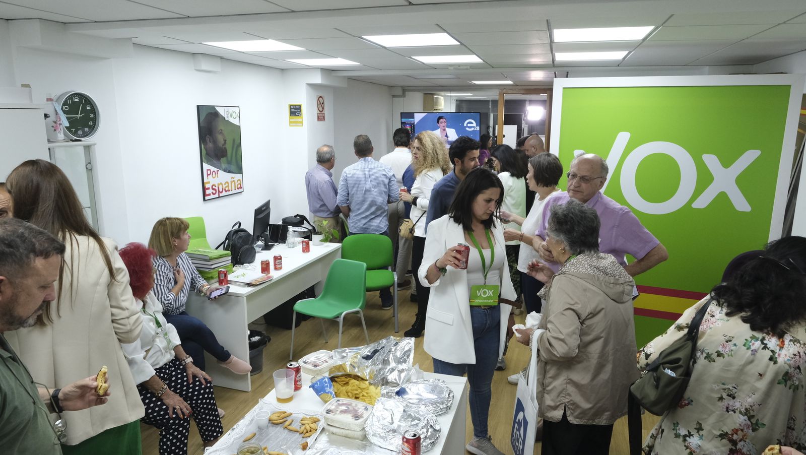 Imágenes de la noche de Elecciones Municipales 2023, en Almería