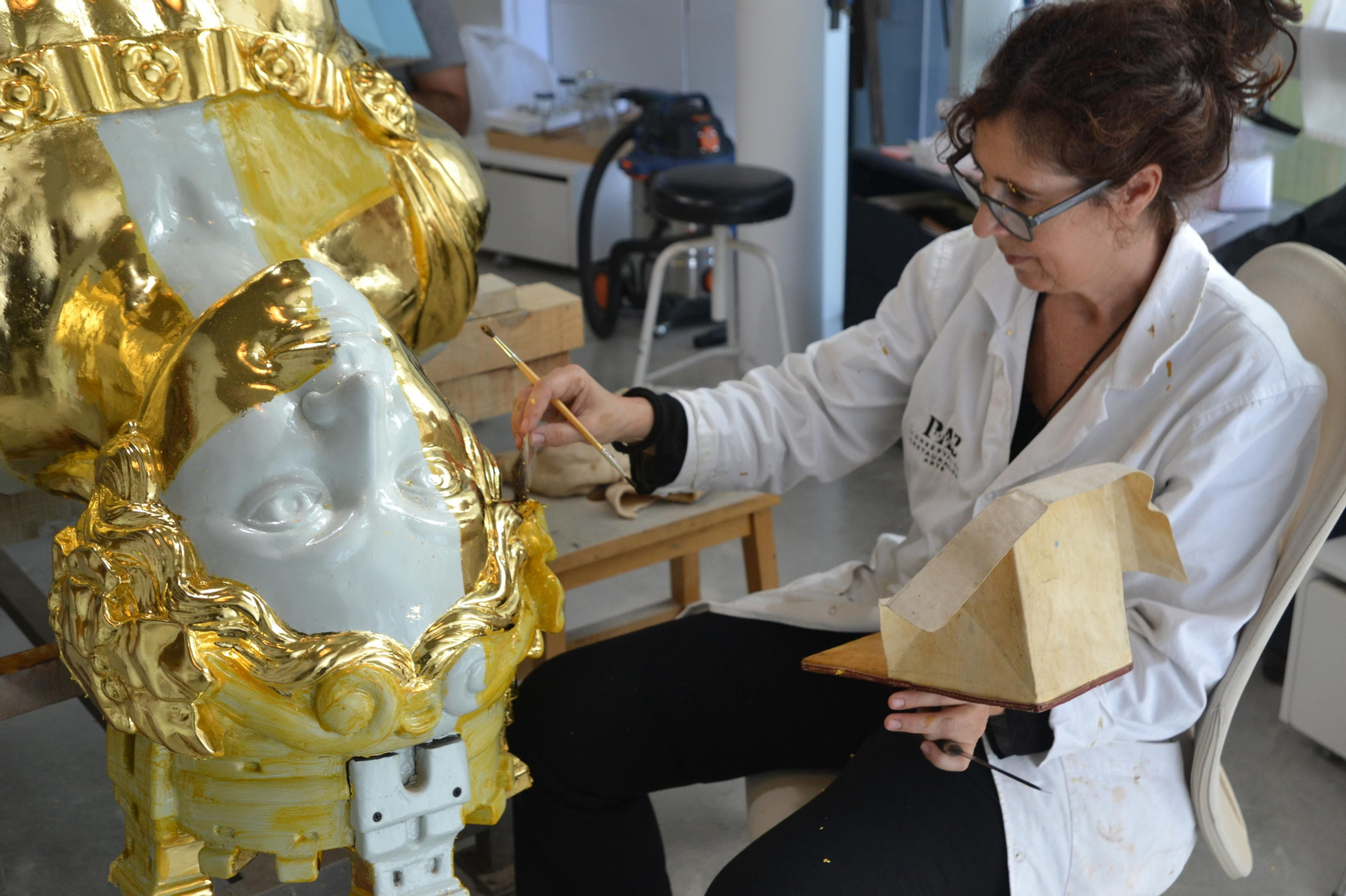 Así ha sido la restauración en Jerez de la diosa de Elcano