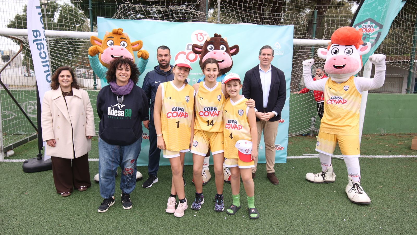 Adesa 80, equipo femenino ganador en la categoría 3x3