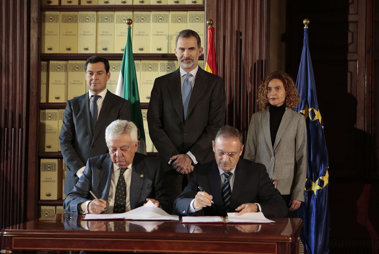 Las imágenes de la visita del Rey a Sevilla