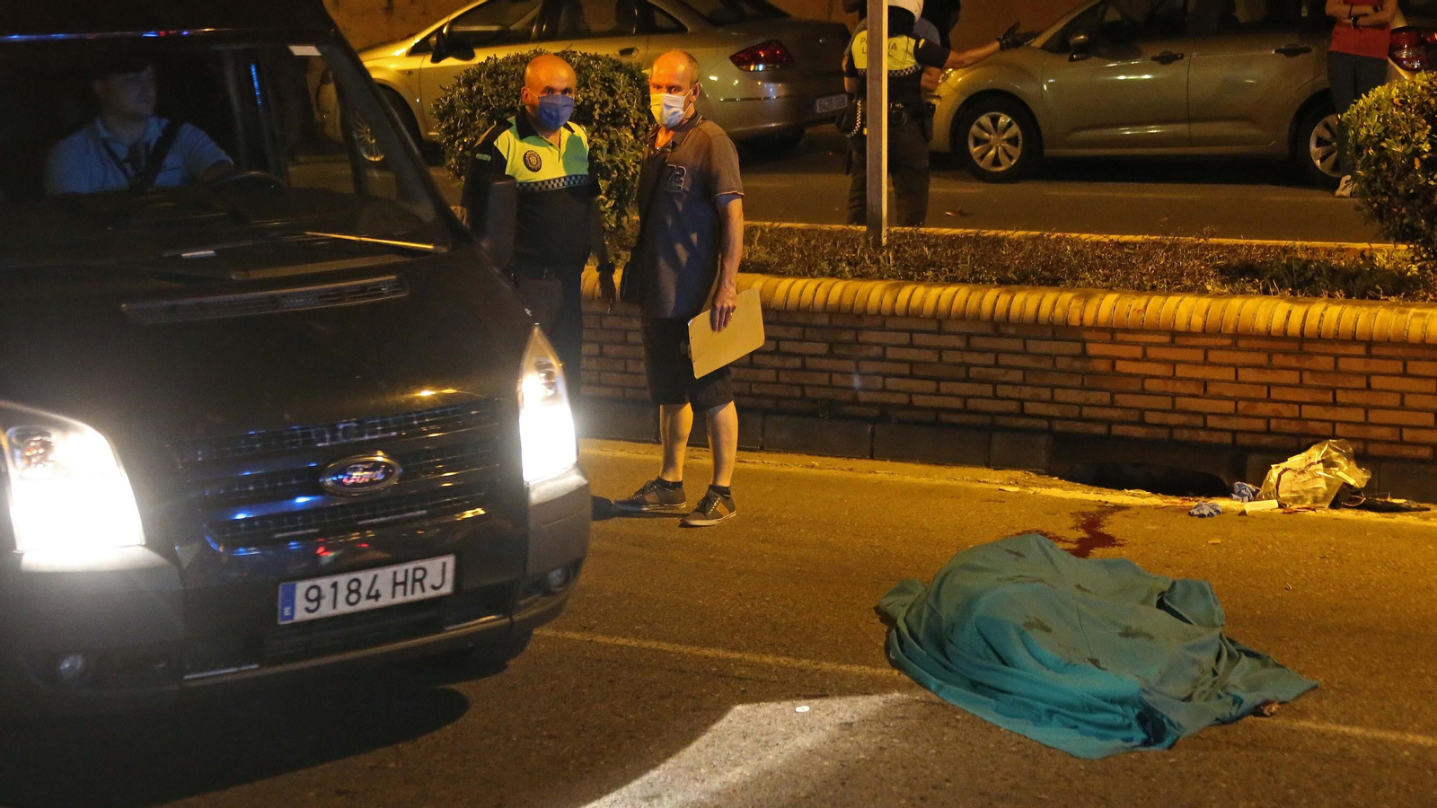 Fotos del atropello mortal  en Algeciras