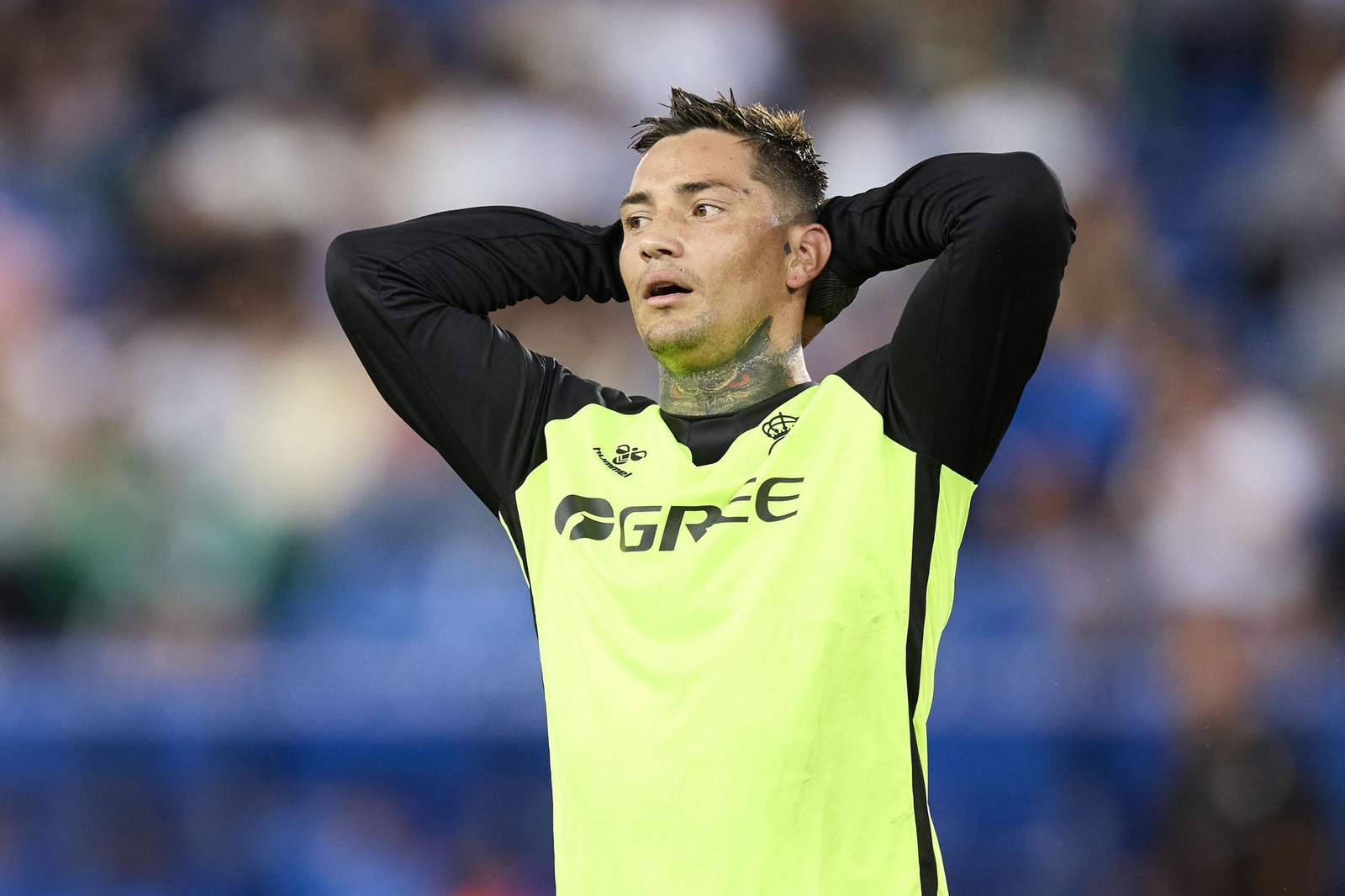 Chimy Ávila se lamenta al final del partido de los dos puntos que se habían escapado.