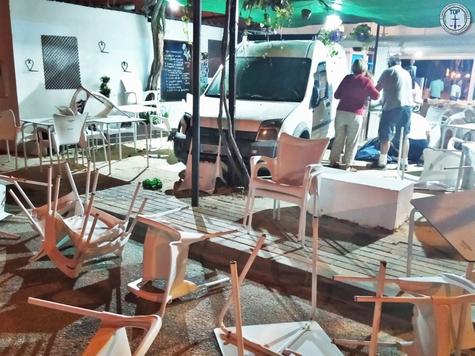 El accidente tuvo lugar poco antes de las once de la noche