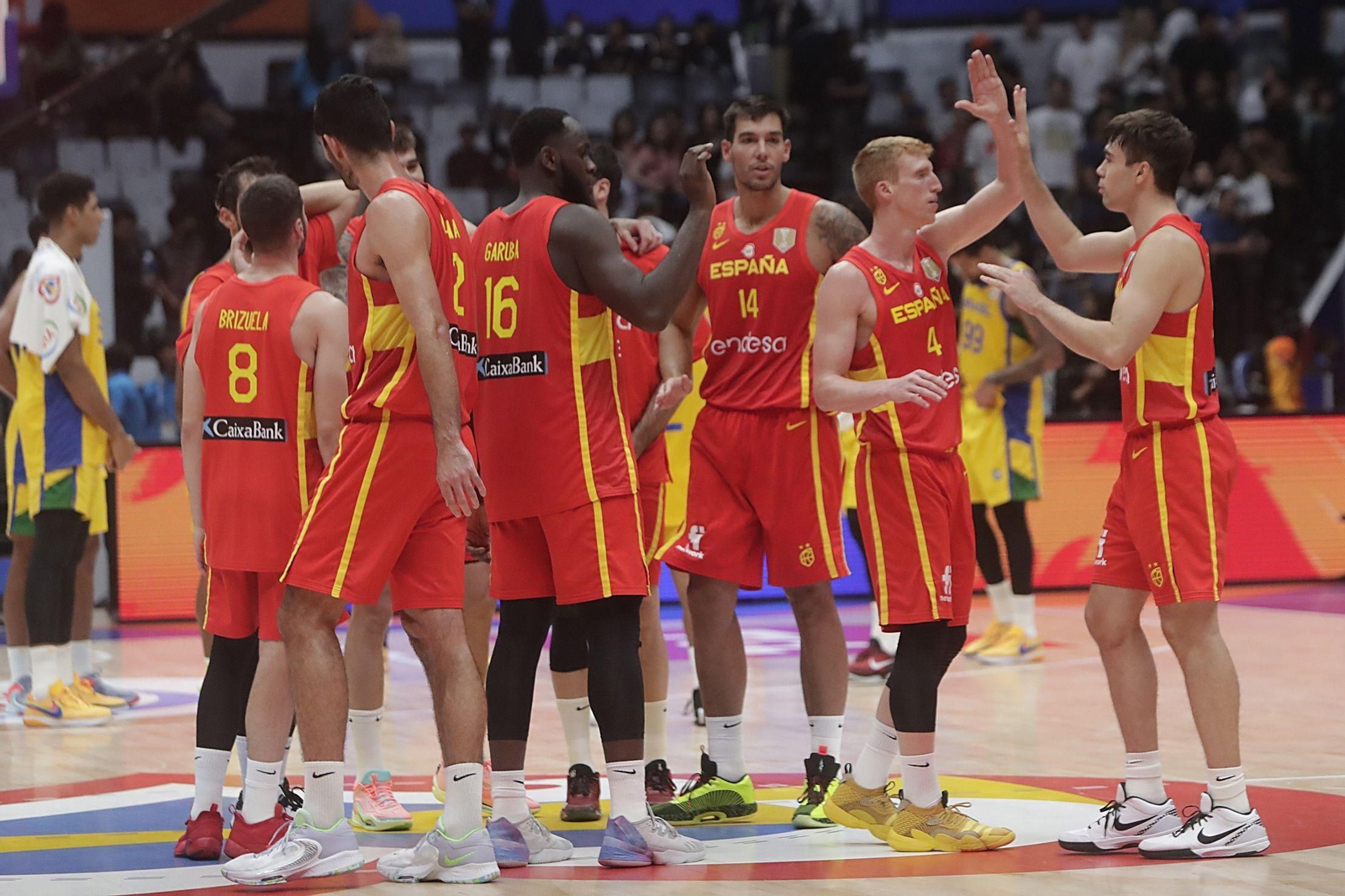Las fotos del Brasil - España de baloncesto