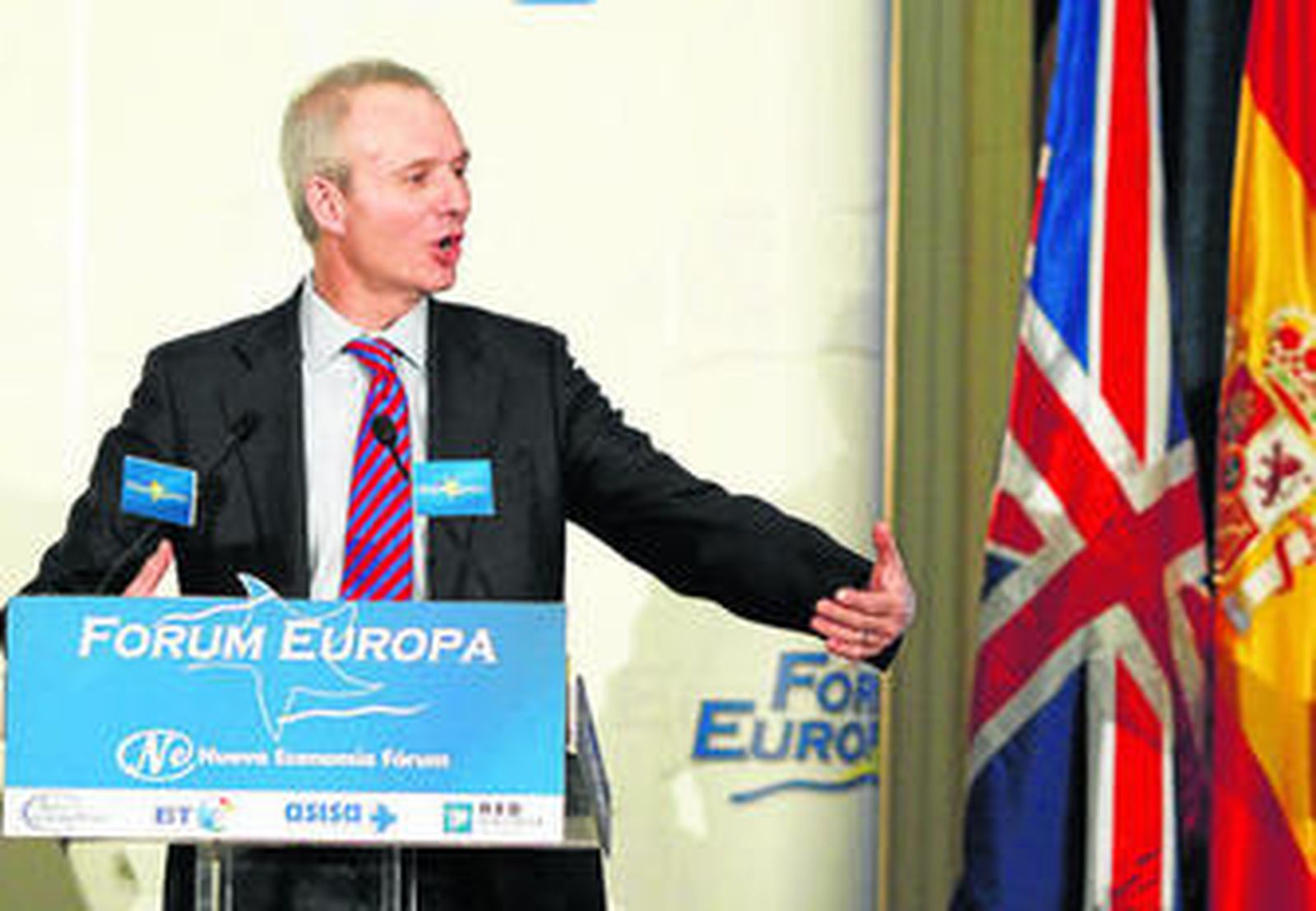 El ministro británico para Europa, David Lidington, durante una reciente visita a Madrid.